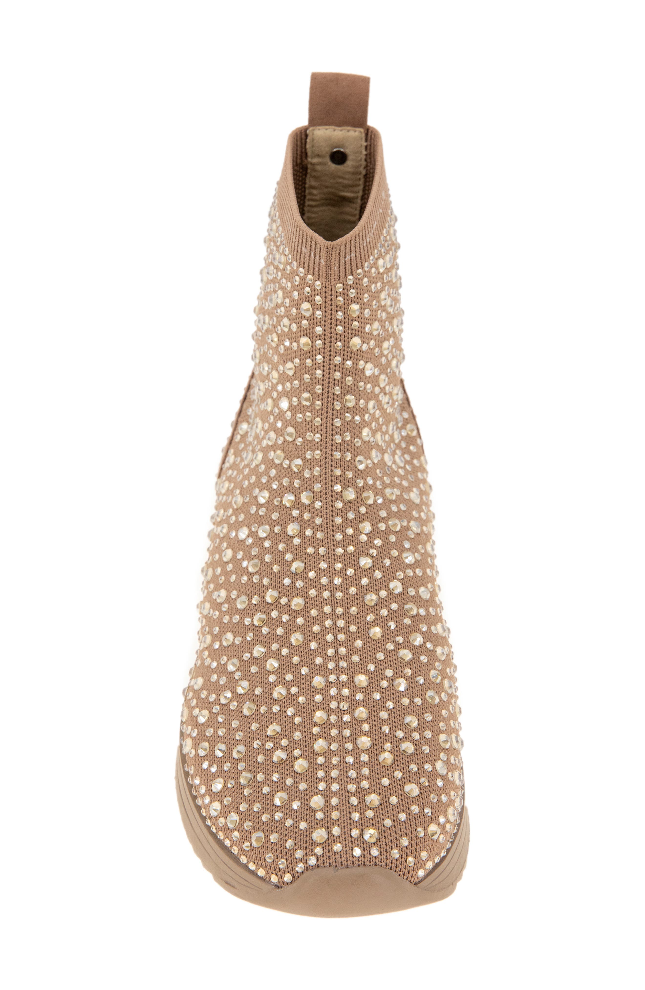 Cameron Jewel High Top Sneaker, Alternate, color, CASHEW
