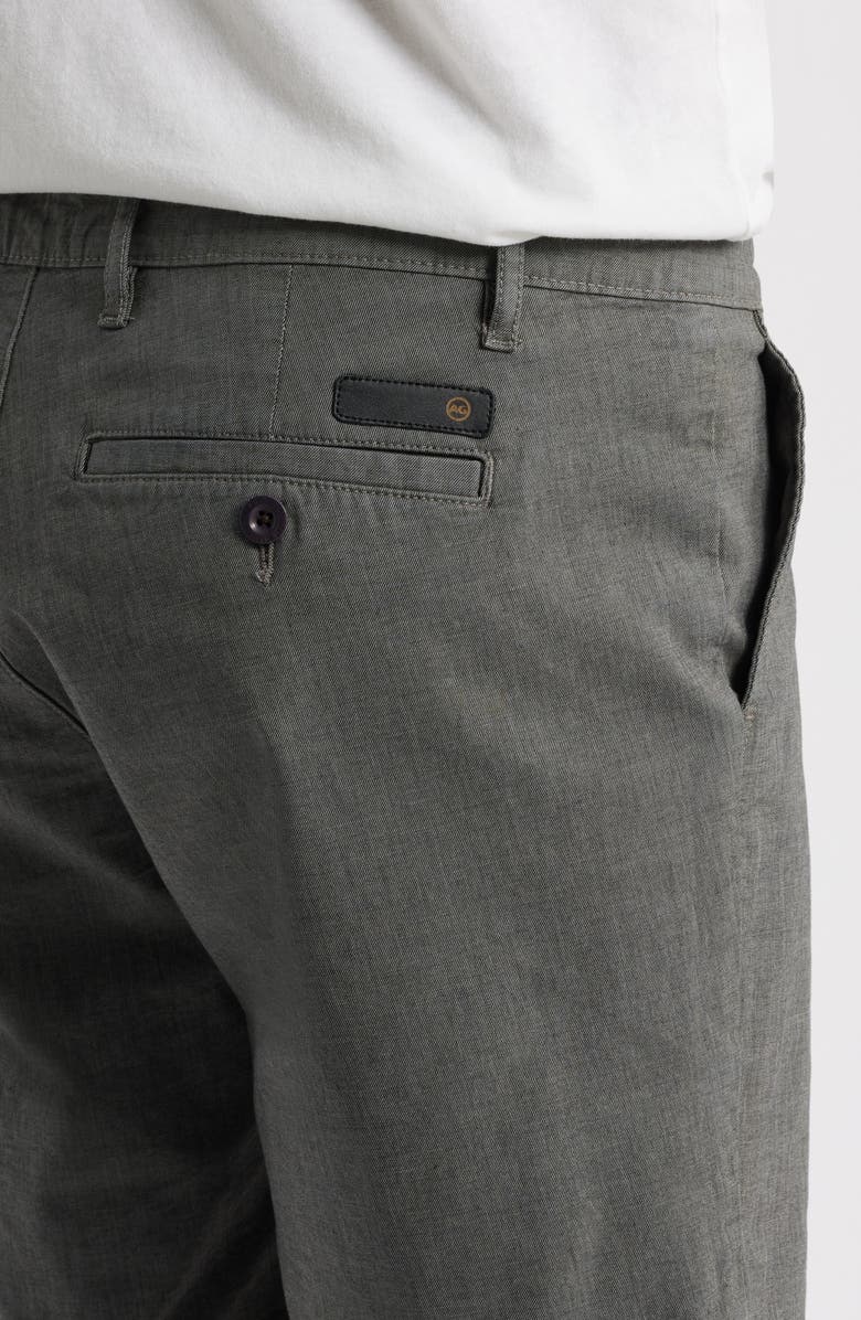 AG Cipher Slim Fit Linen & Cotton Chino Shorts, Alternate, color, Heathered Storm Grey