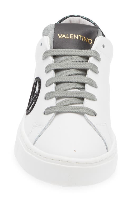 Valentino By Mario Valentino Laura Low Top Sneaker In White