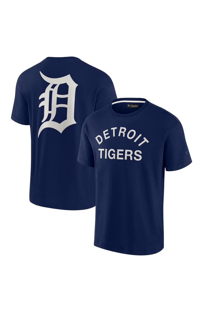 Fanatics Signature Unisex Fanatics Signature Navy Detroit Tigers Elements Super Soft Short Sleeve T-Shirt, Main, color, 