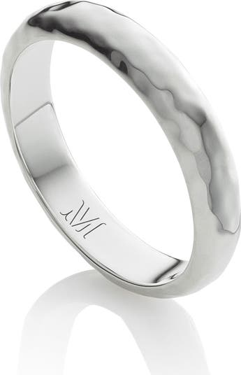 Men's Alta Hammered Sterling Silver Ring