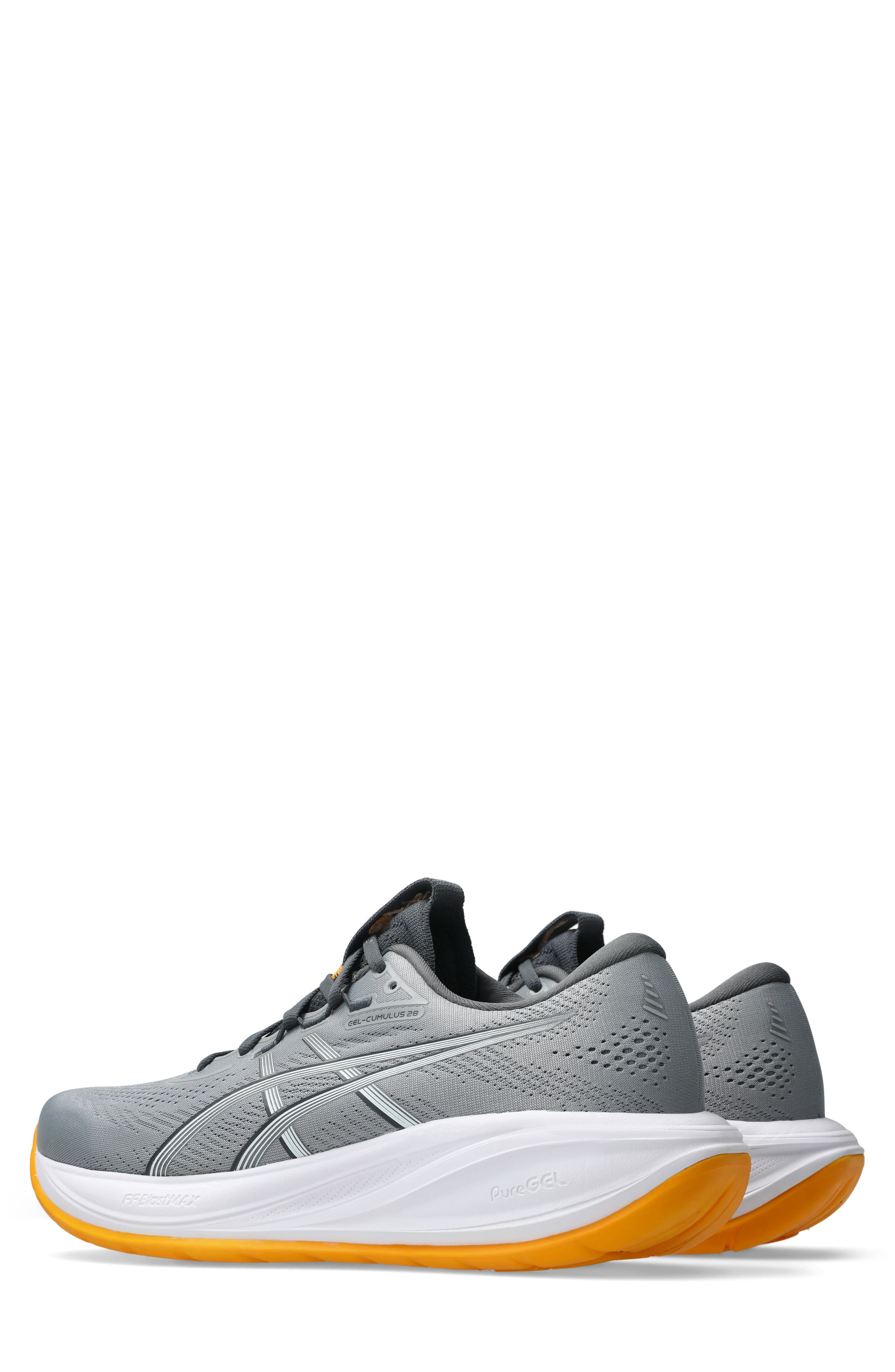 GEL-CUMULUS® 28 Running Shoe, Alternate, color, GRAVEL/ ARCTIC BLUE