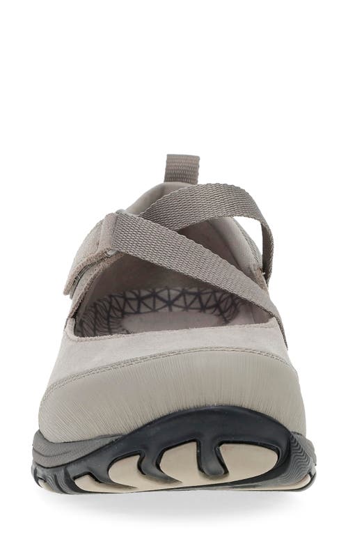 Dansko Primrose Flat In Taupe Burnished Suede