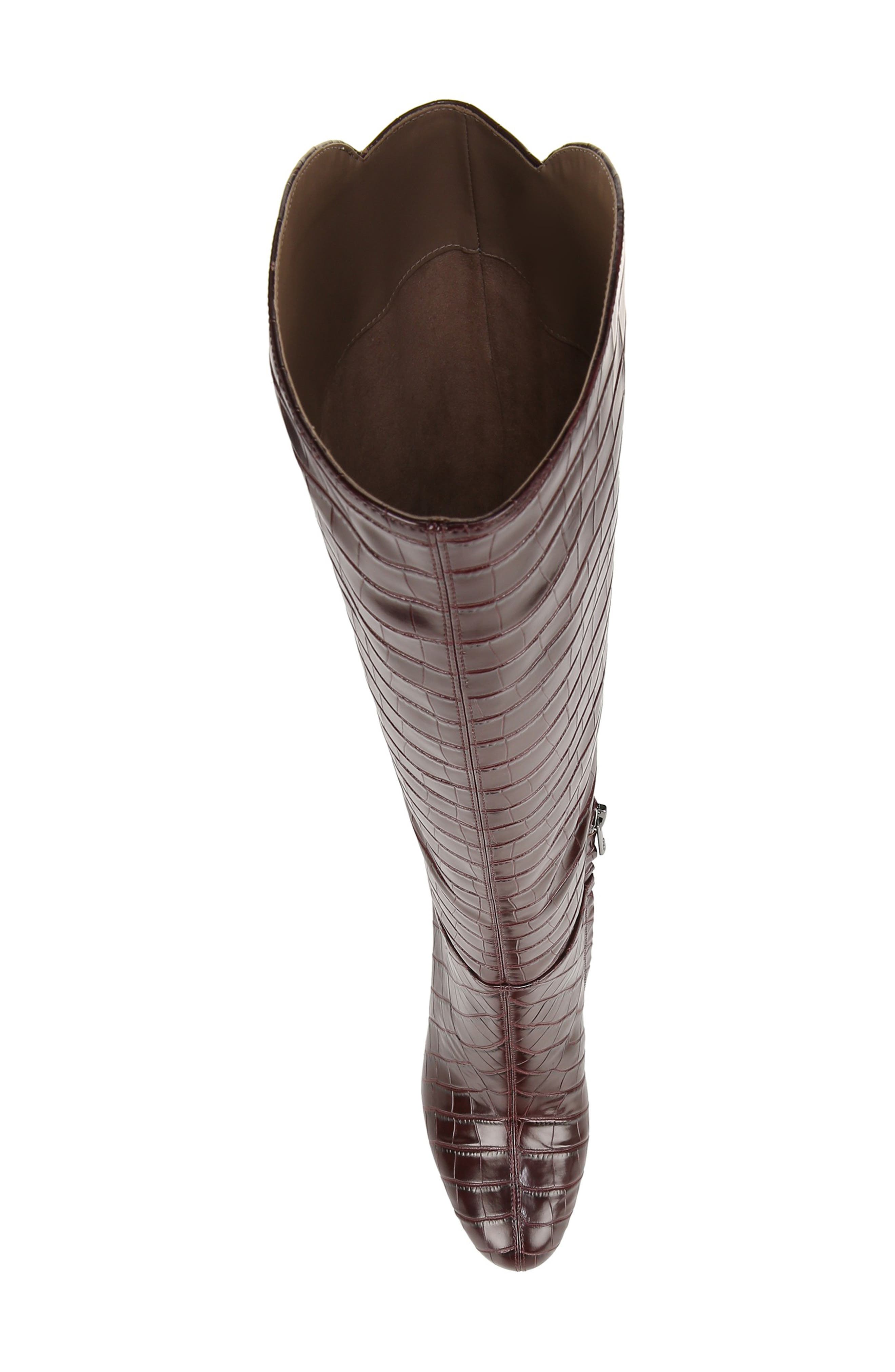 Shauna Knee High Boot, Alternate, color, PORT WINE