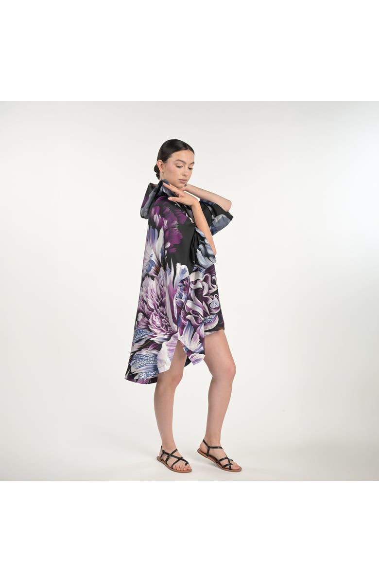 Silk&Soul Hooded Tunic, Alternate, color, Black
