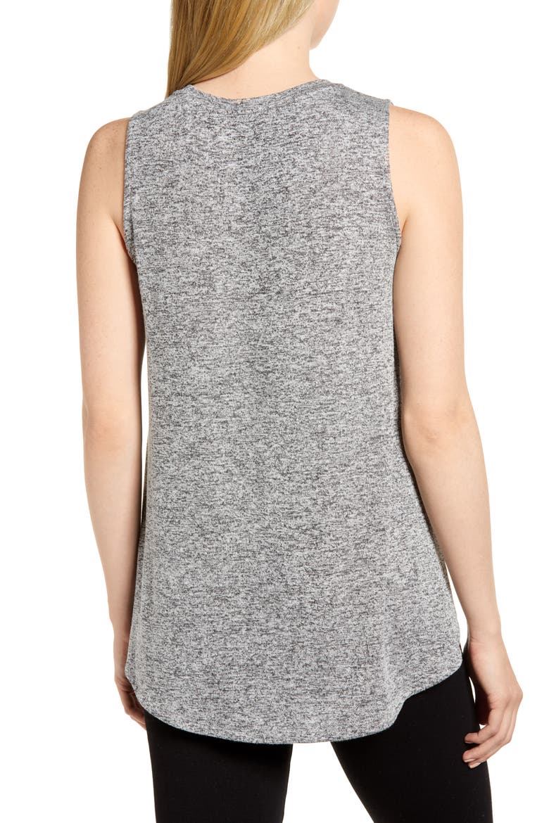 Gibson x Living in Yellow Millie Cozy Muscle Tank (Nordstrom Exclusive), Alternate, color, HEATHER GREY MARLED
