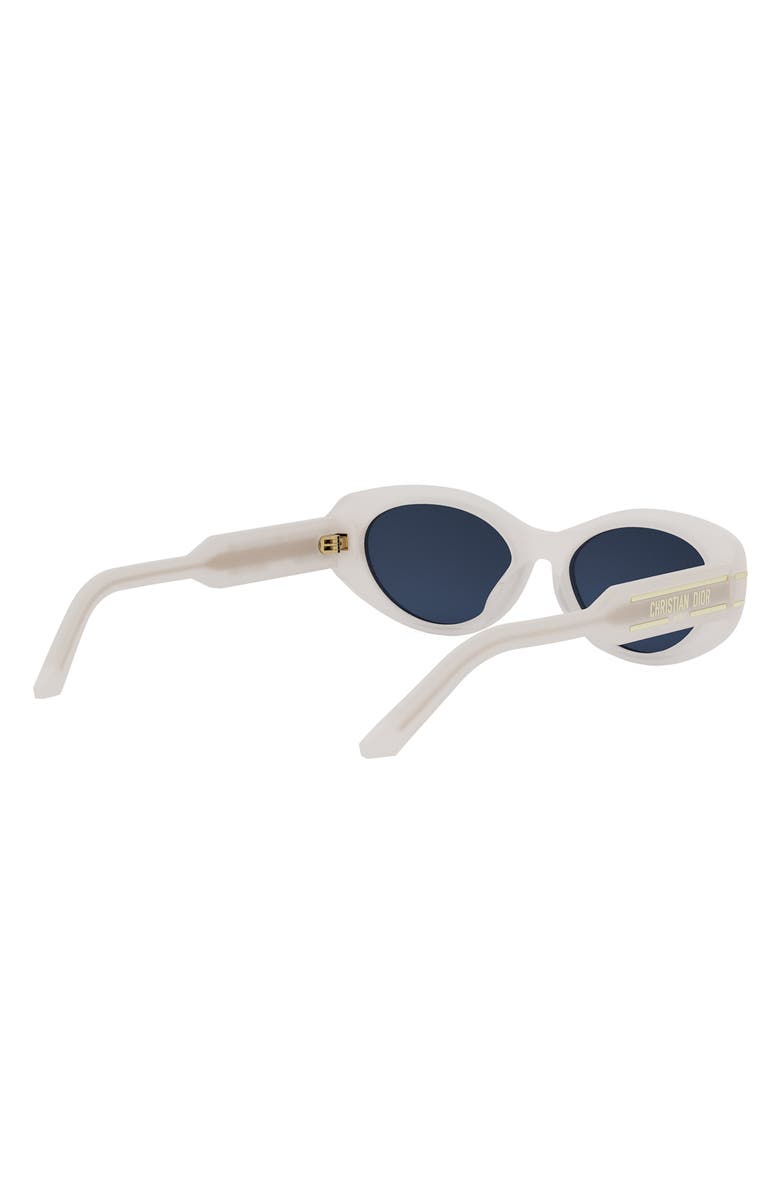 DIOR 'DiorSignature B8U Butterfly Sunglasses, Alternate, color, Ivry/Blu
