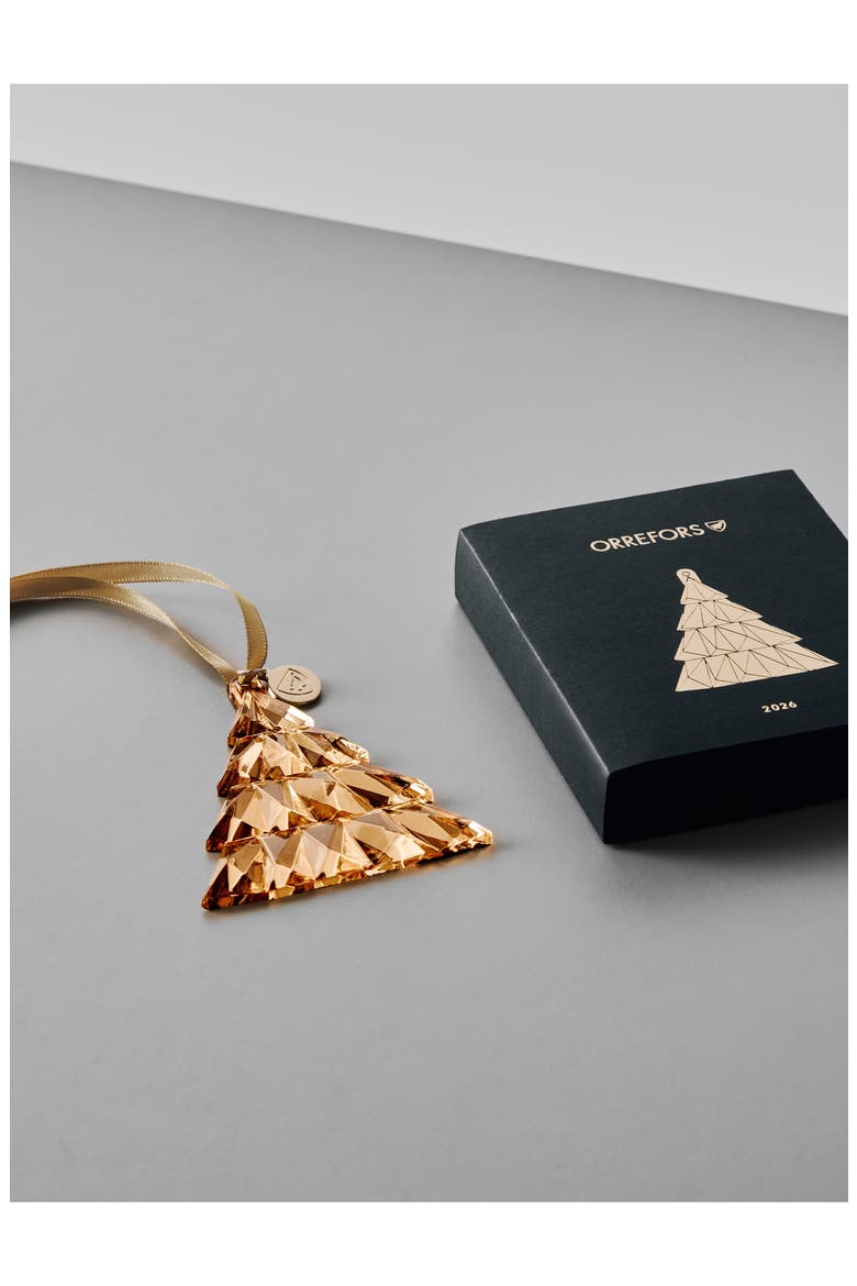 Crystal Christmas Tree 2026 Annual Holiday Ornament, Alternate, color, GOLD