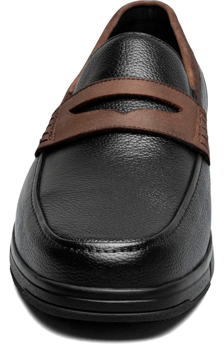 NUNN BUSH Luca Moc Toe Penny Loafer, Alternate, color, Black Multi