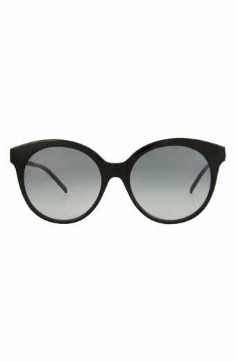Gucci 55mm Oversize Round Sunglasses