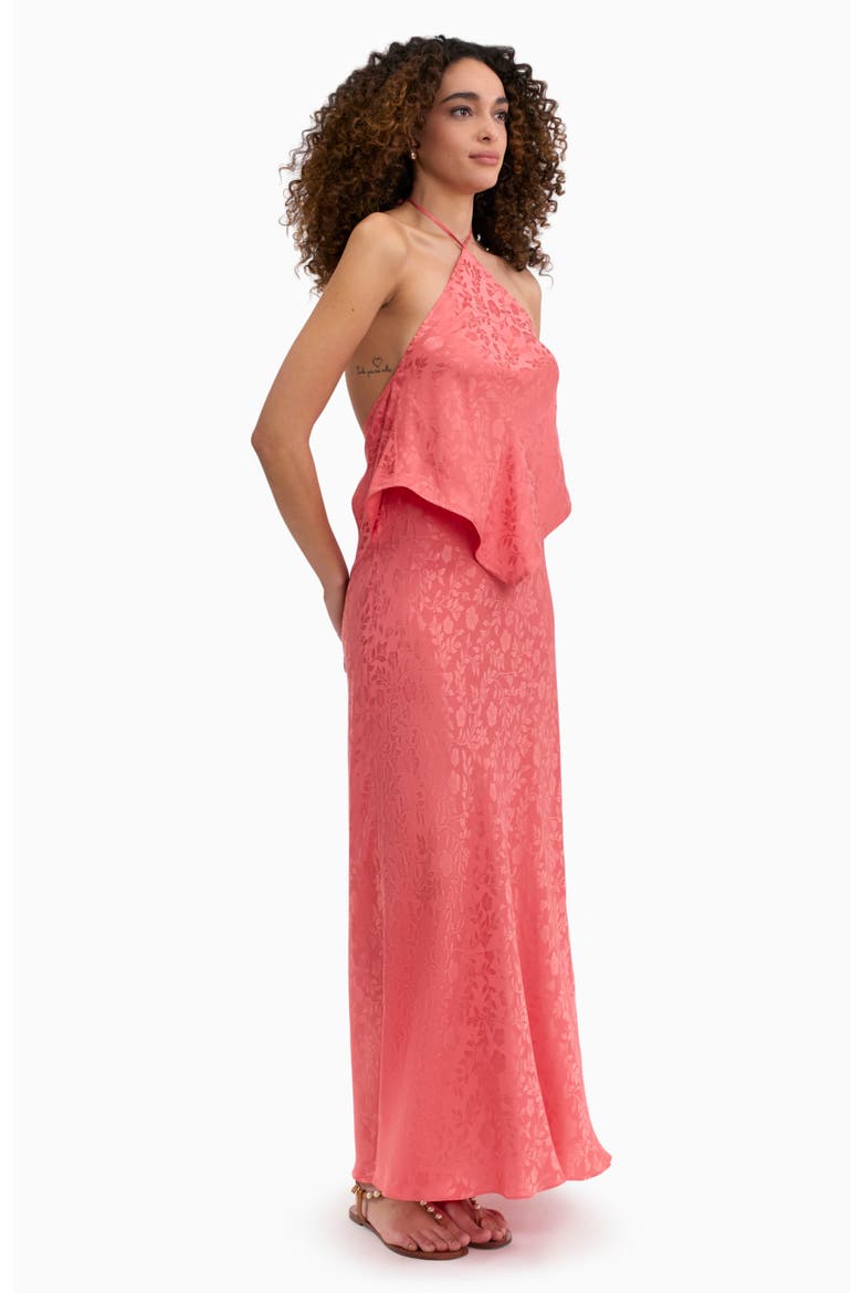 Emery Jacquard Skirt, Alternate, color, Coral Blush
