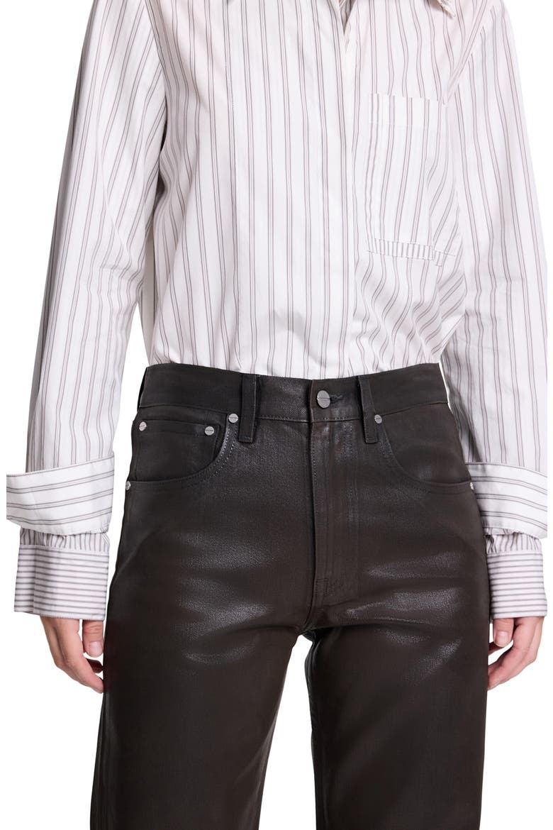 Kent St Straight Leg Ankle Pants, Alternate, color, CHOCOLATE