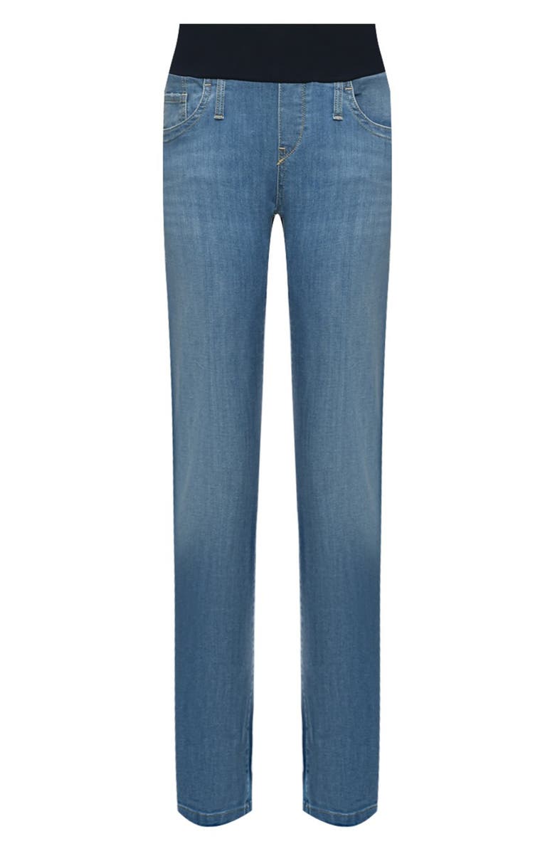 PIETRO BRUNELLI MATERNITY Extra Long Straight Leg Maternity Jeans, Alternate, color, Light/ Pastel Blue