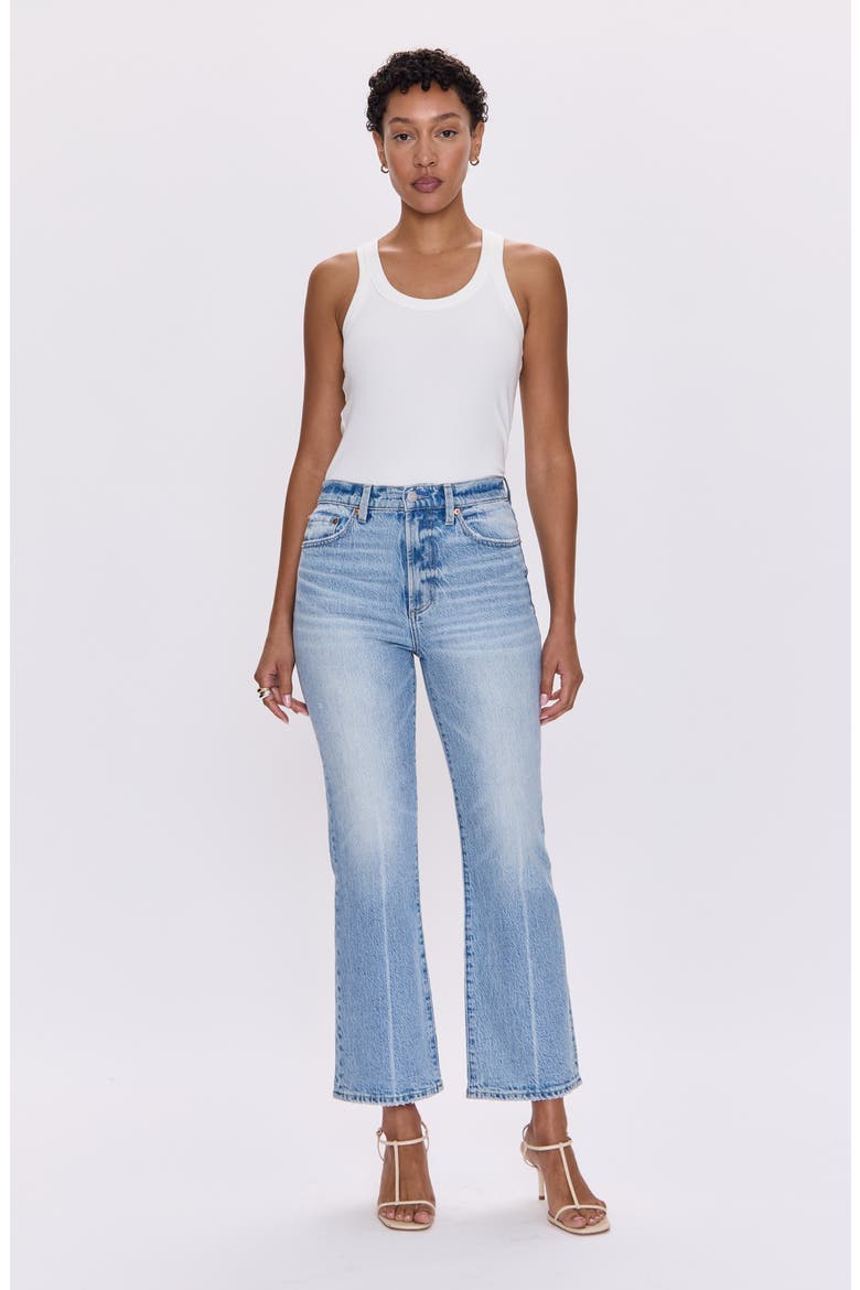Ally Crop Flare Jeans, Alternate, color, HIGH TIDE