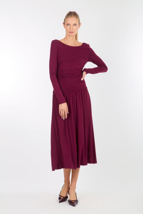 Super Natural By Secret Mission Florence Dress In Burgundy