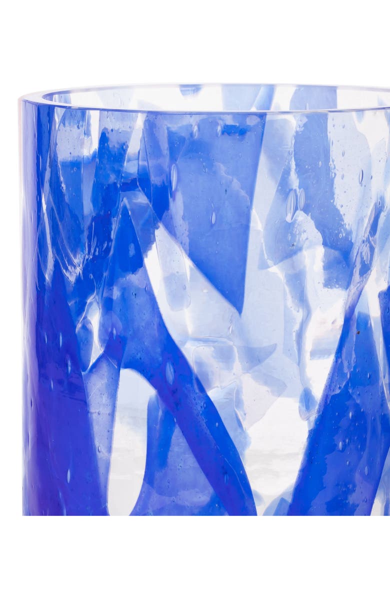 Stories of Italy Watercolor Tall Lapis Vase, Alternate, color, 