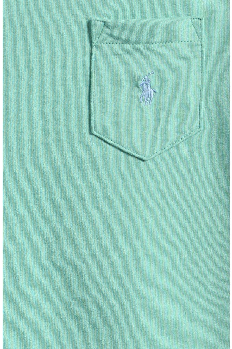 Kids' Cotton Jersey Pocket T-Shirt, Alternate, color, ESSEX GREEN