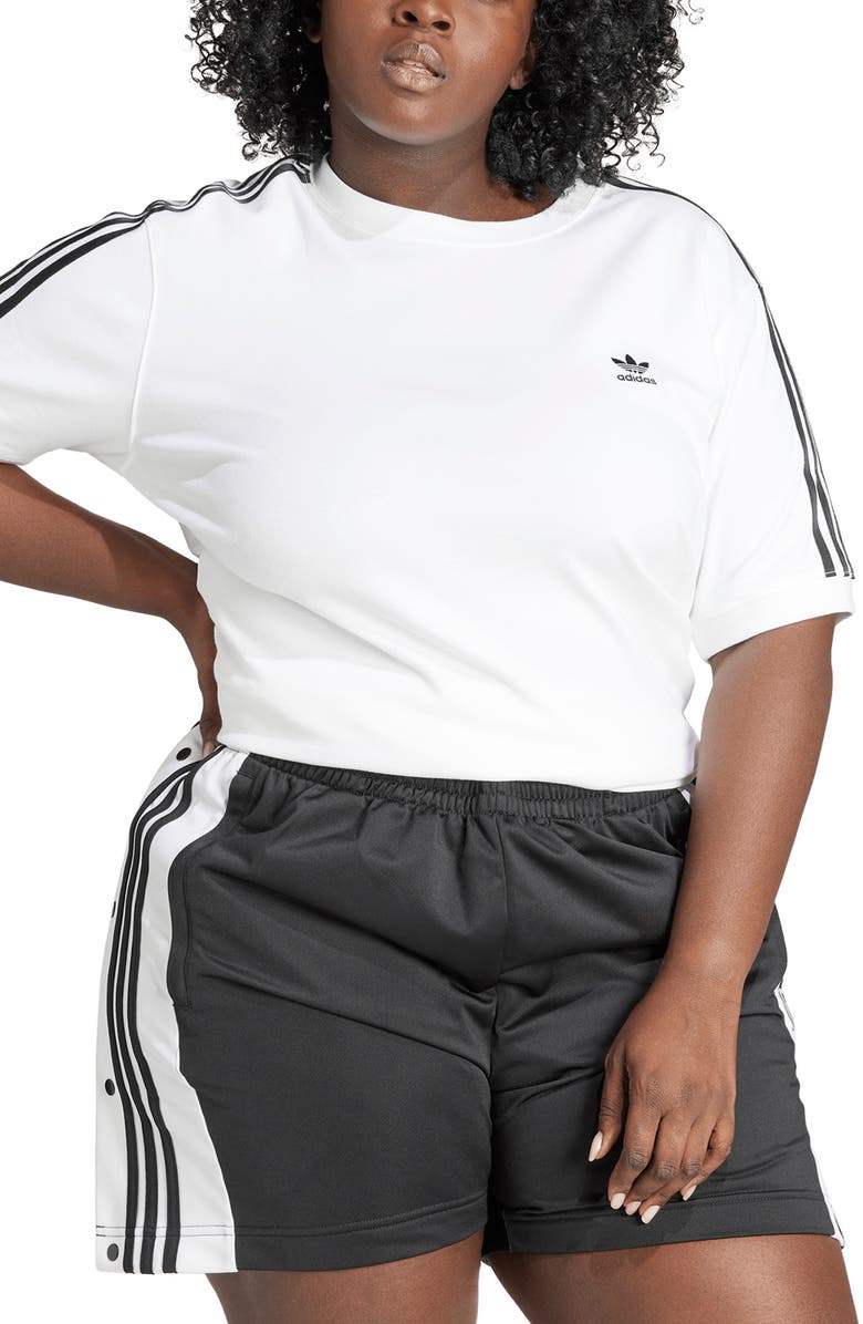 adidas Adicolor 3-Stripes T-Shirt, Main, color, White