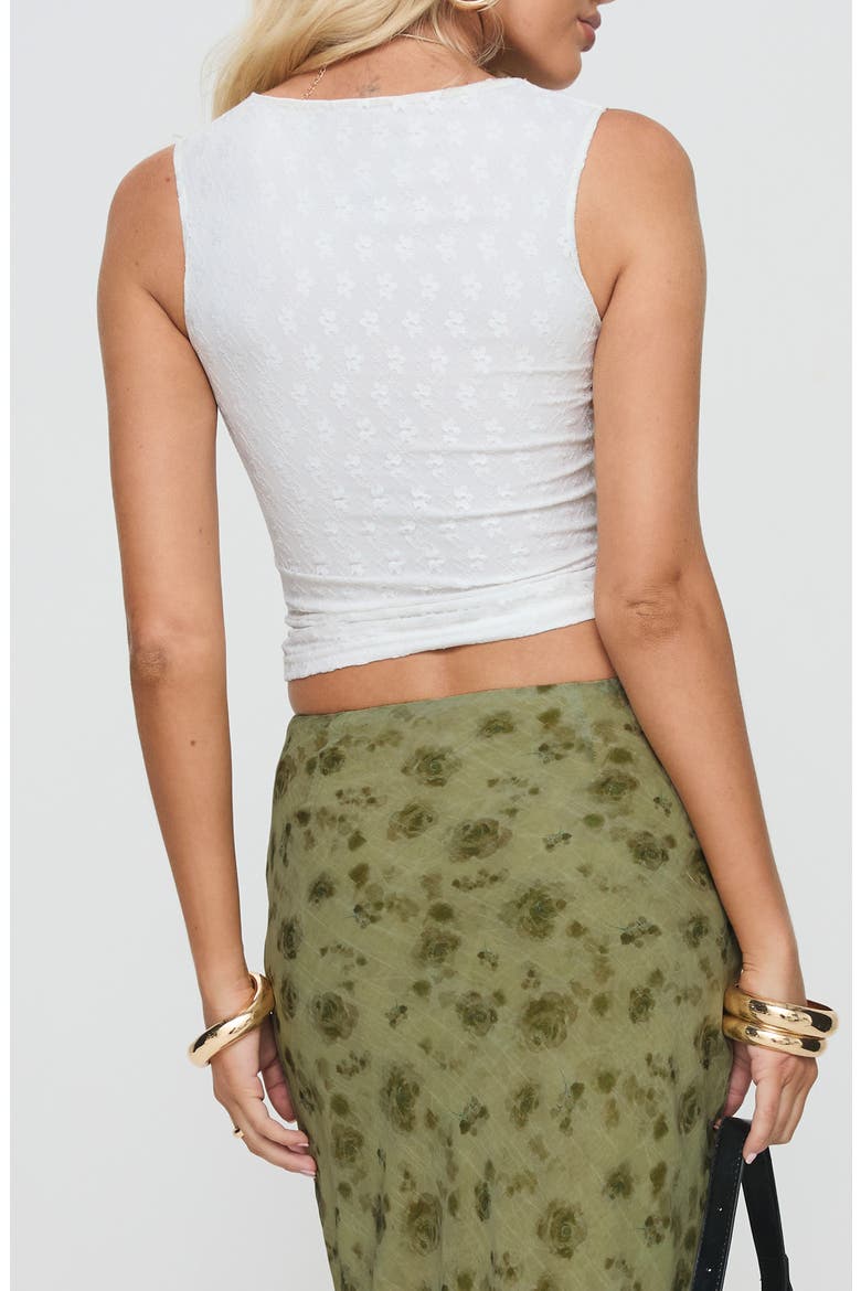 Martiney Twist Cutout Tank, Alternate, color, WHITE