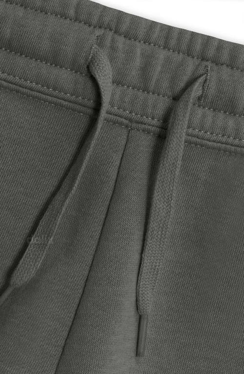 Dalix Womens Butterfly Midweight Washed Fleece Shorts In Gray