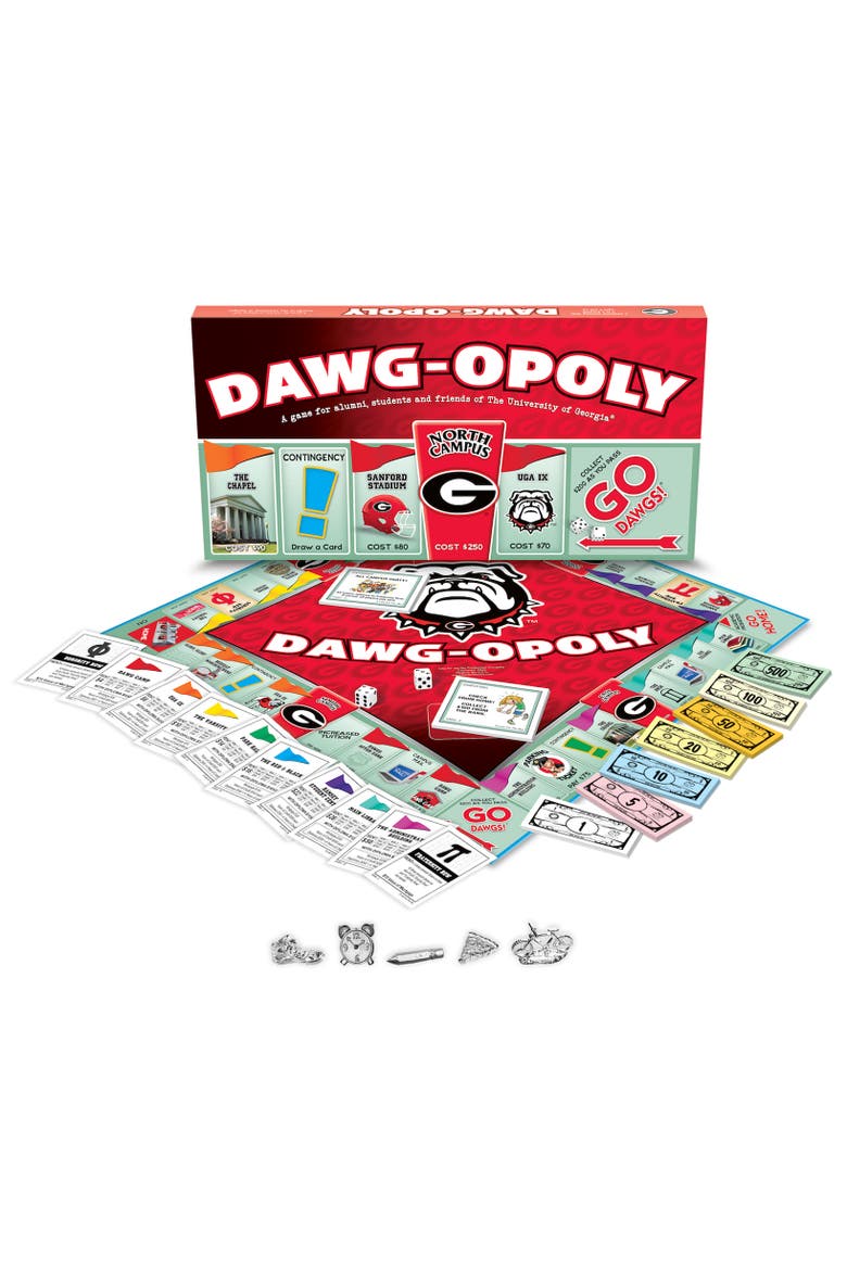 University Of Georgia Dawgopoly Monopoly Board Game, Main, color, Multicolored