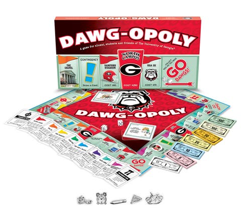 University Of Georgia Dawgopoly Monopoly Board Game