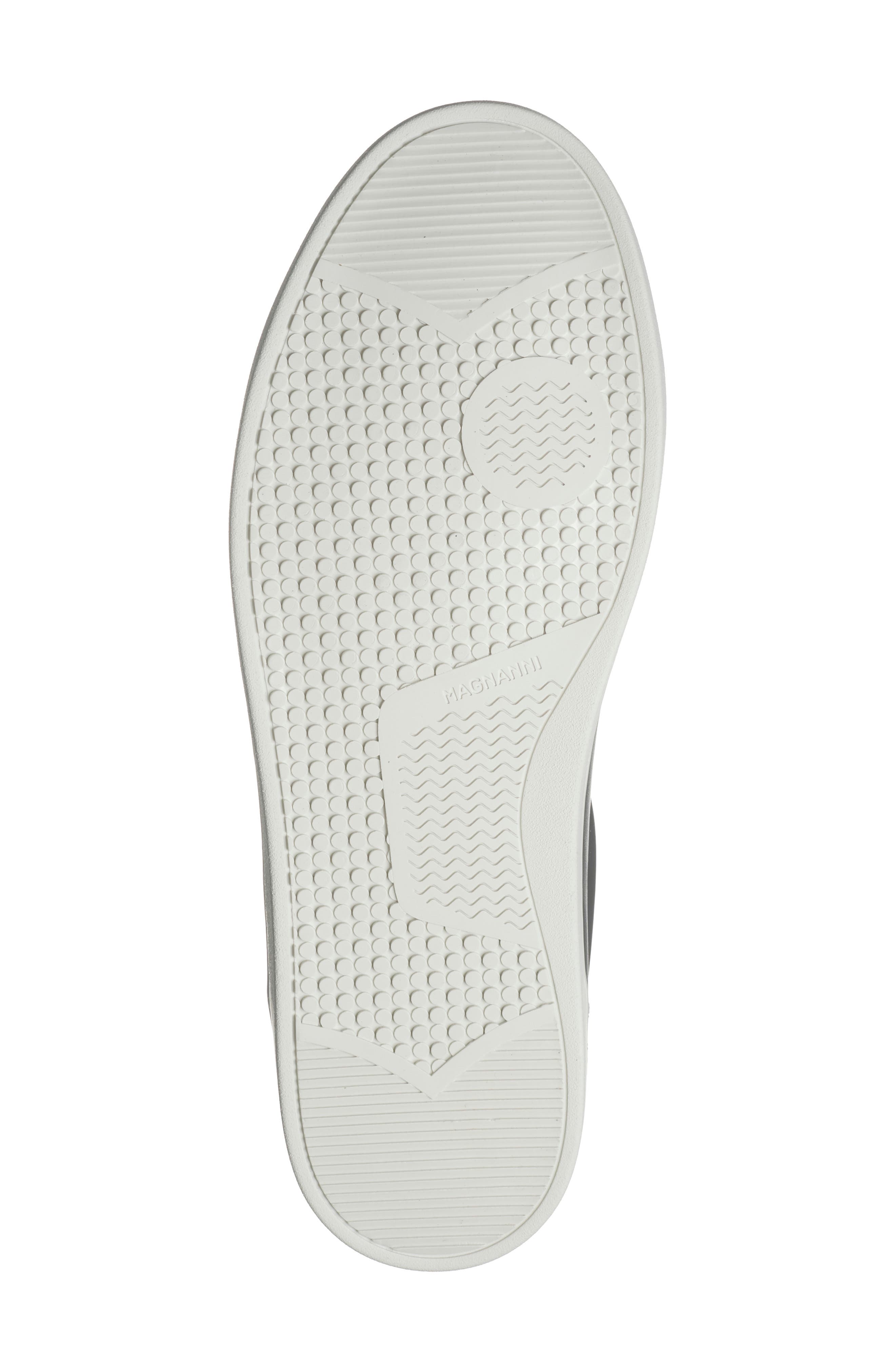 Elonso Leather Sneaker, Alternate, color, BLACK LEATHER WHITE SOLE