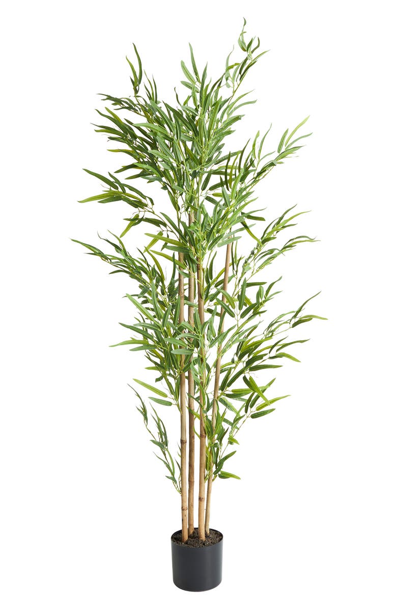 GINGER BIRCH STUDIO Artificial Bamboo Potted Tree, Alternate, color,