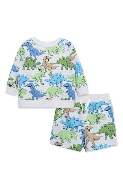 Dino Active Sweatshirt & Sweatshorts Set (Baby)