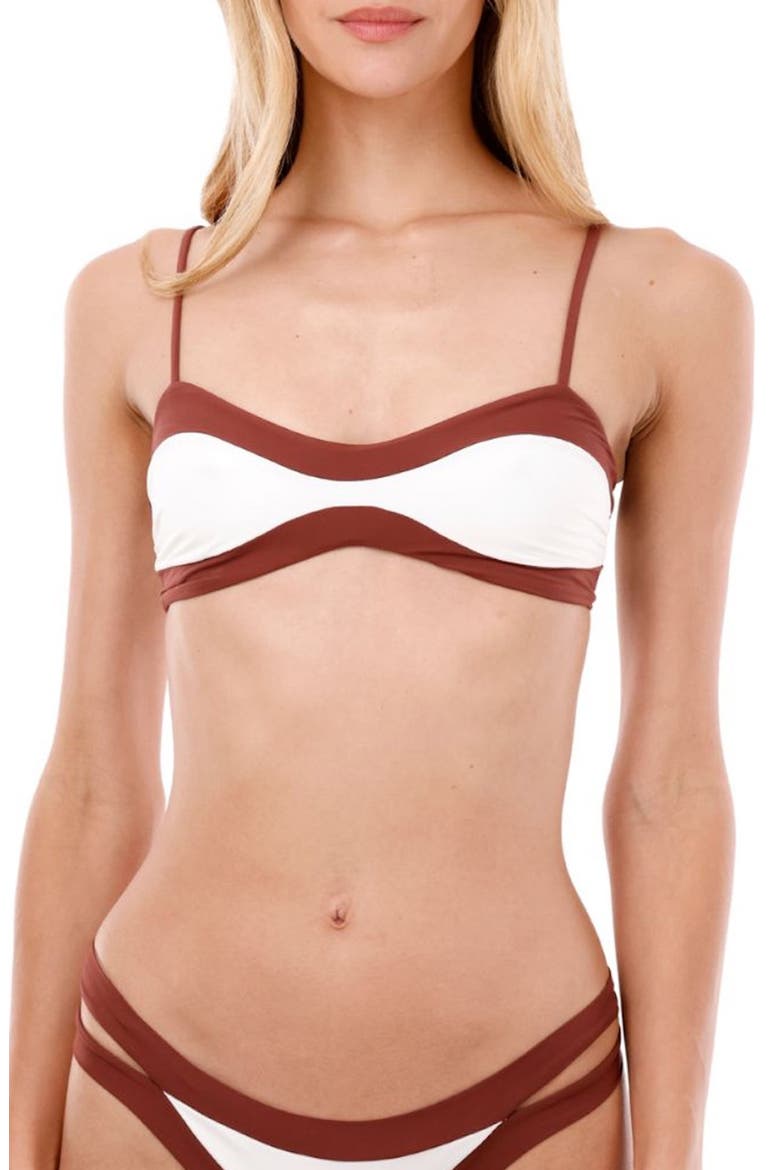 Barn Colorblock Bikini Top, Main, color, BARN RED COLOR BLEND