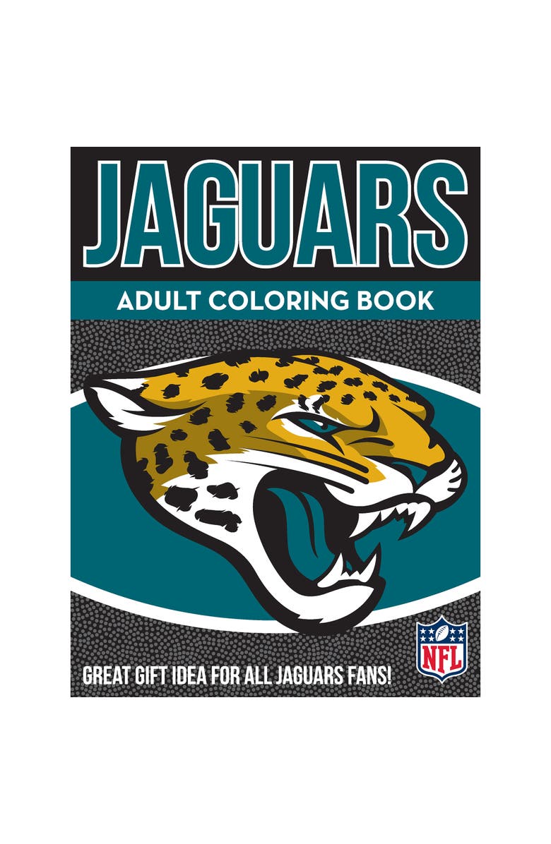 Sportszone In the Sports Zone NFL Adult Coloring Book, Jacksonville Jaguars, Main, color, Multicolored