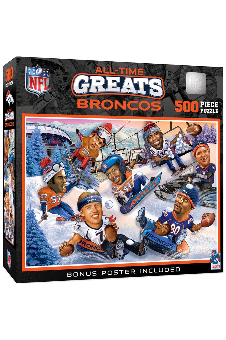 Denver Broncos 500 Piece Puzzle, Main, color, Multicolor