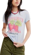 Free People Nova Organic Cotton Blend Graphic T-Shirt