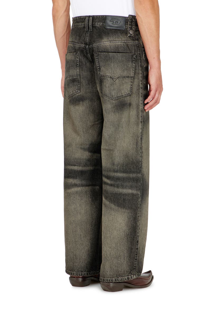 1982 D-Hakou Relaxed High Waist Jeans, Alternate, color, BLACK/DENI