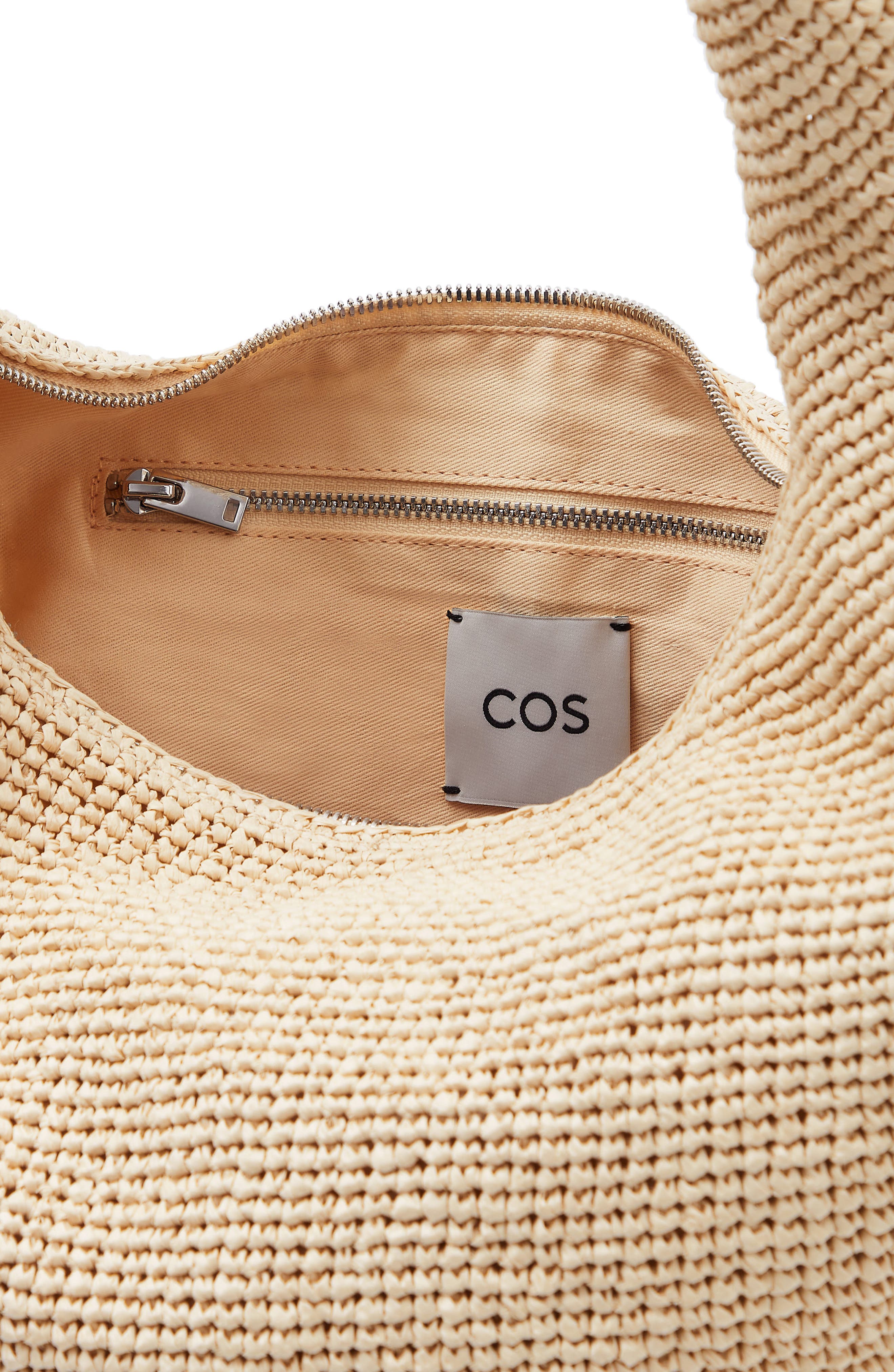 COS Mini Raffia Sling Bag, Alternate, color, 