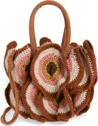 FARM Rio Crochet Flower Handbag