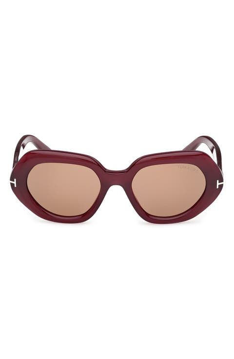 51mm Geometric Sunglasses