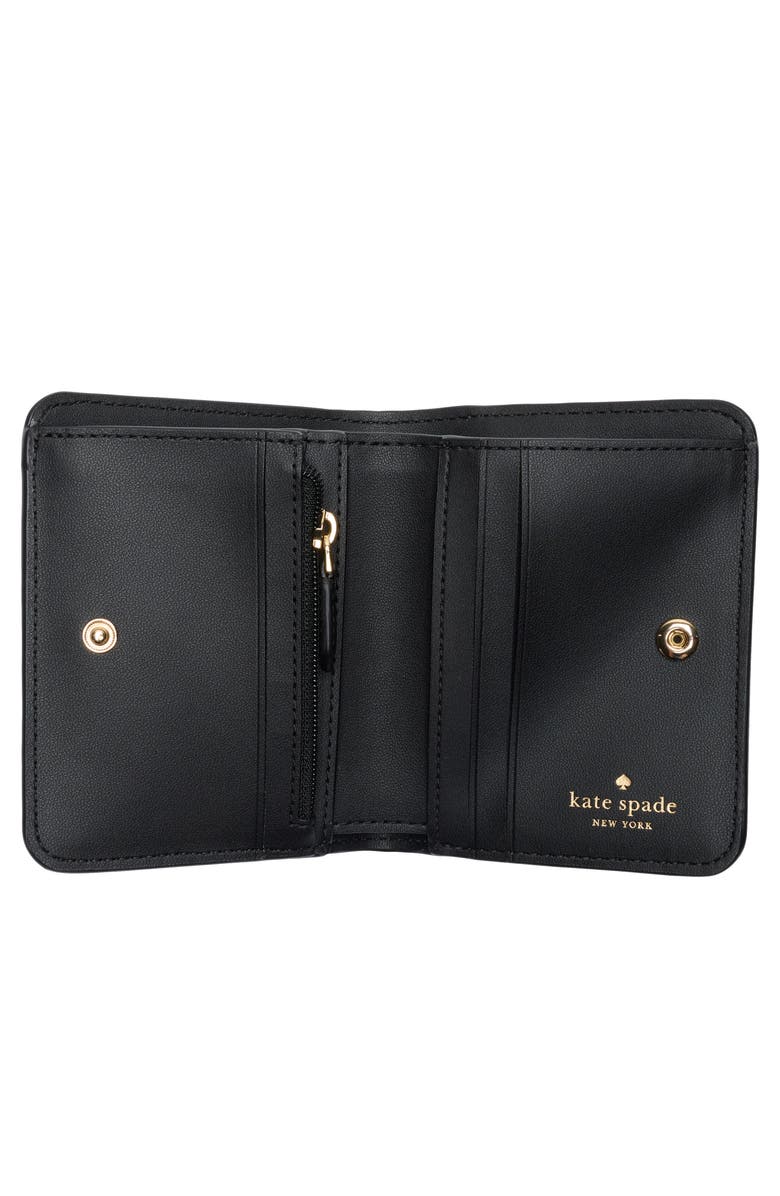 Kate Spade New York madison saffiano leather wallet, Alternate, color, Black