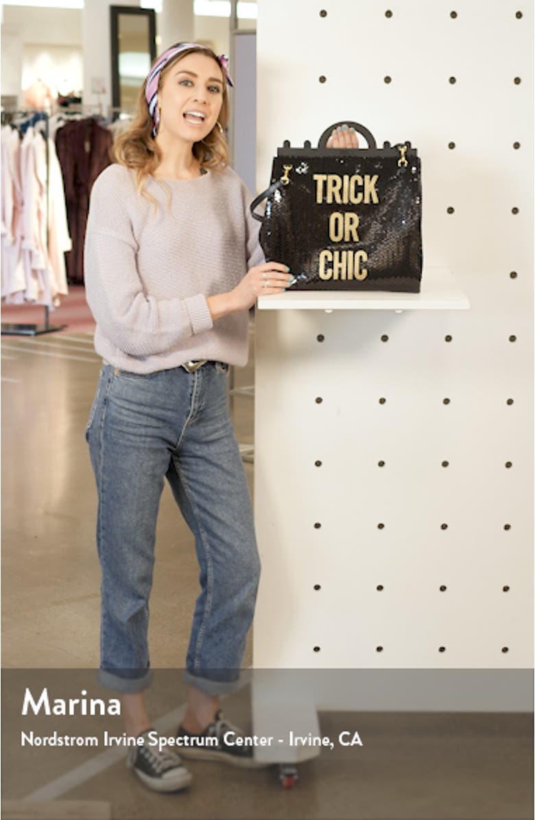 Trick or Chic Sequin Shoulder Bag, sales video thumbnail