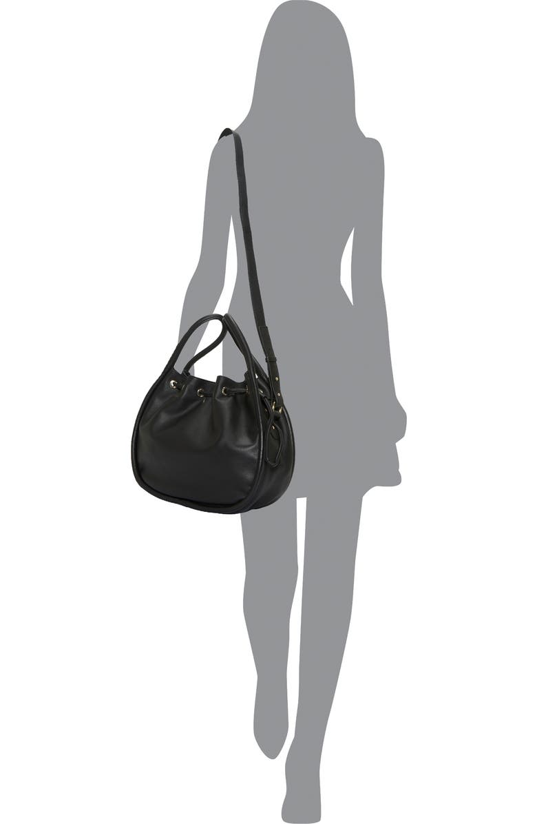 Vince Camuto Faslo Leather Bucket Satchel, Alternate, color,