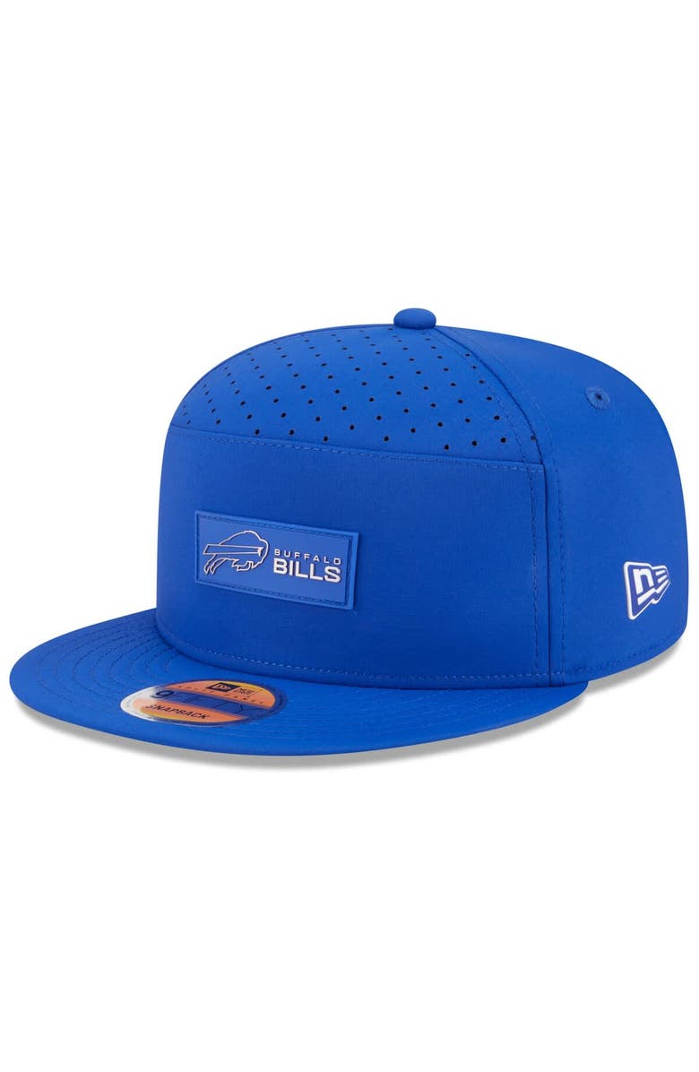 New Era Men's New Era Royal Buffalo Bills 2025 Sideline Split Panel 9FIFTY Snapback Hat, Main, color, Royal