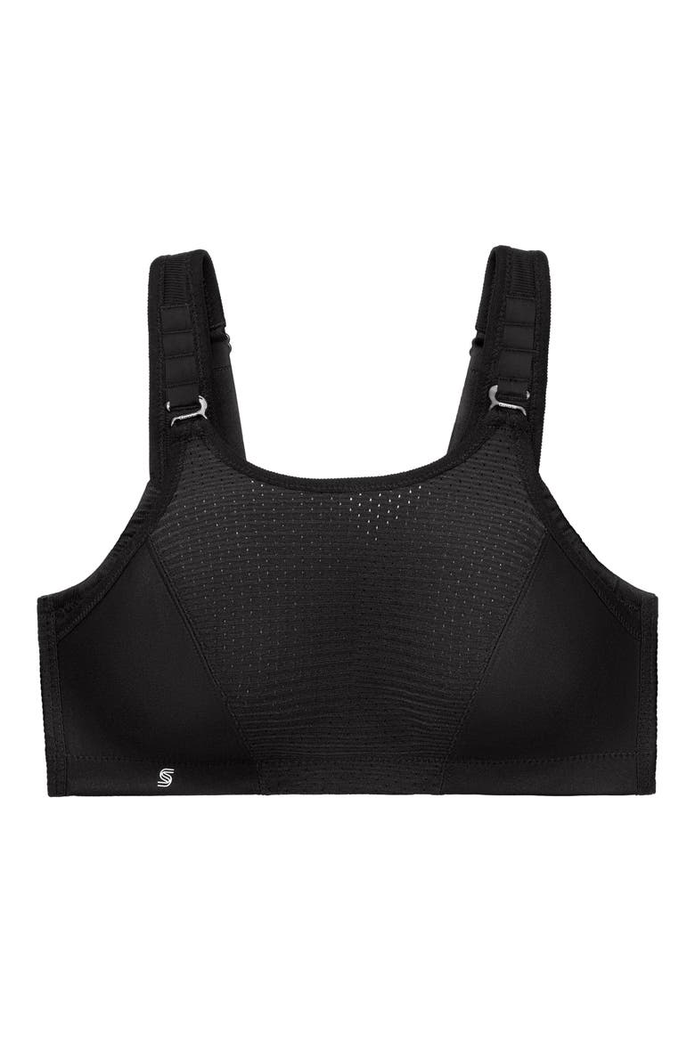 Custom Control Sports Bra, Alternate, color, SOLID BLACK