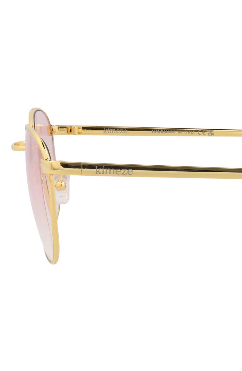 KIMEZE 50mm Round Sunglasses, Alternate, color,