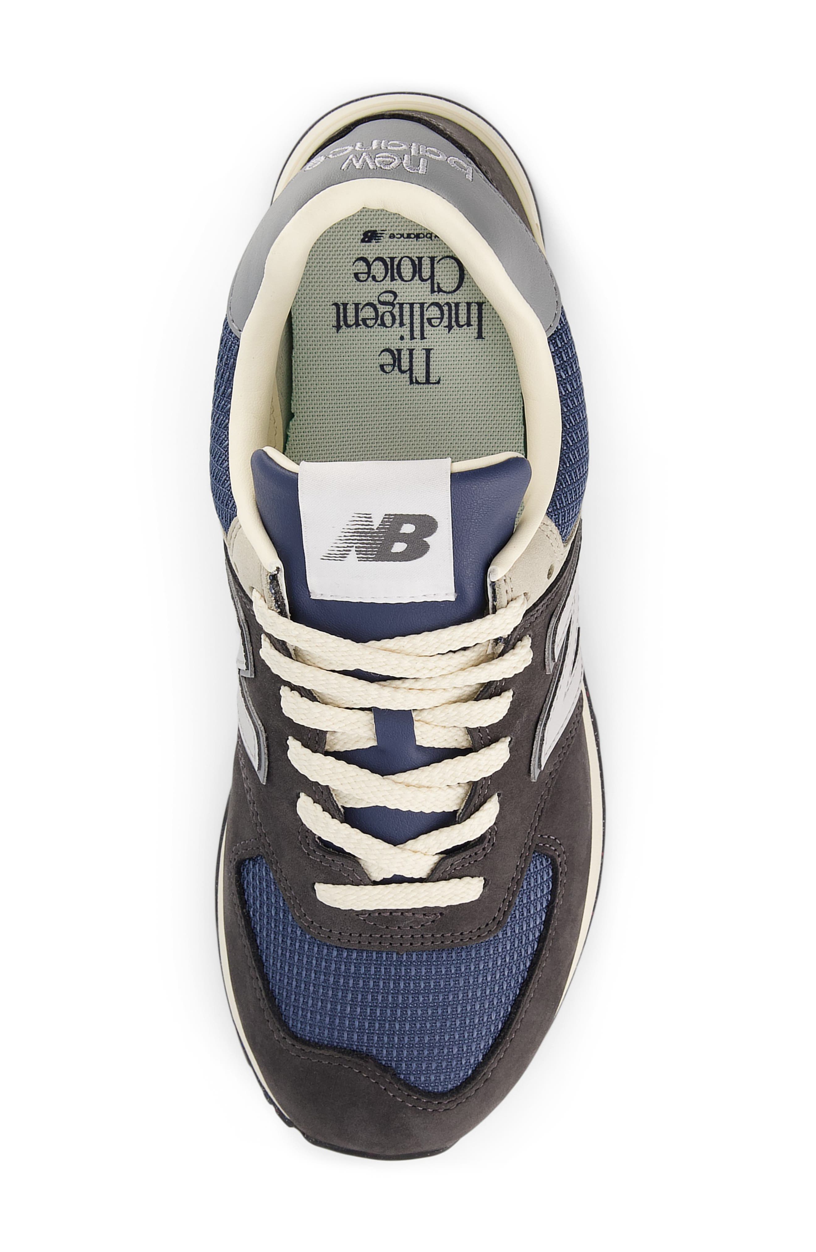 New Balance Gender Inclusive 574 Sneaker, Alternate, color, Black Cement/ Slate Grey