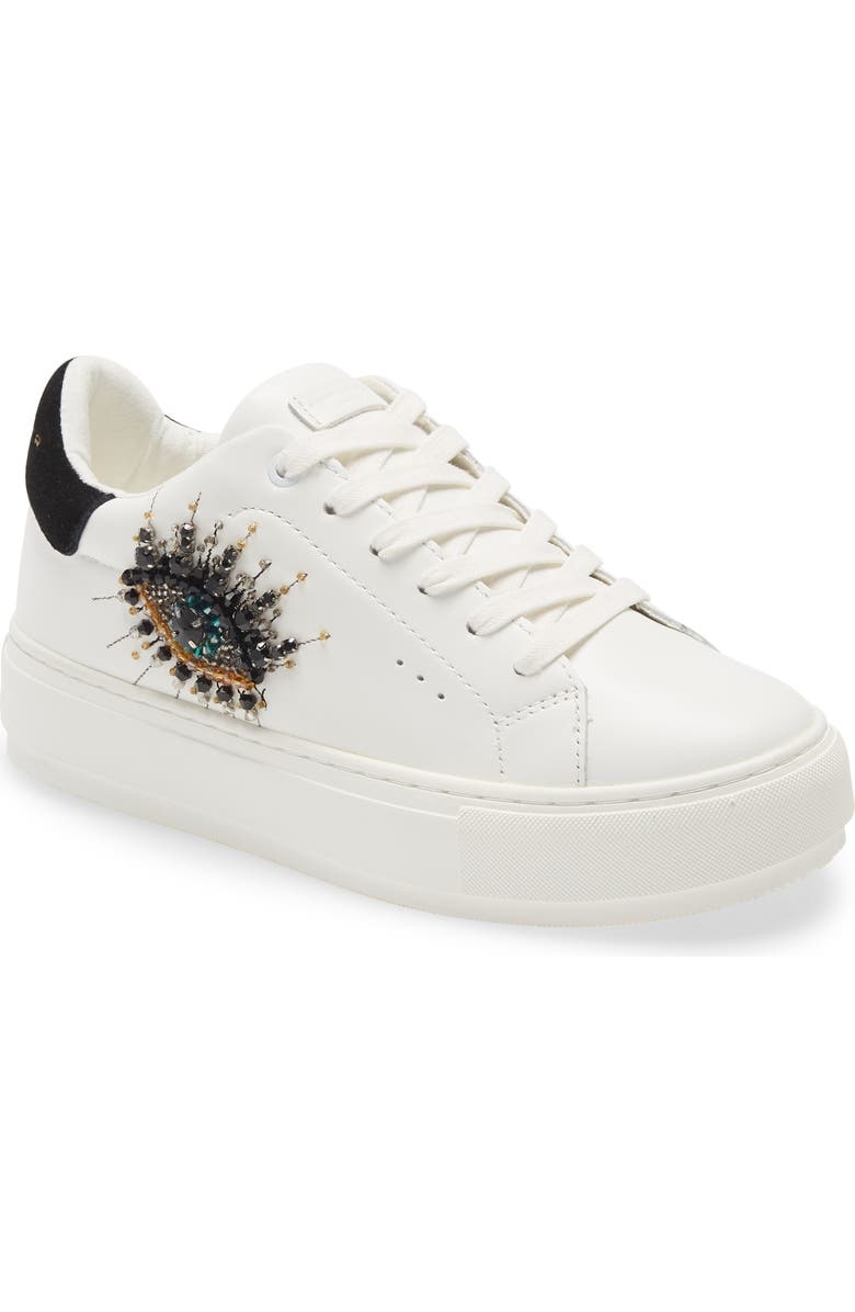 Kurt Geiger London Laney Eye Sneaker, Main, color, White