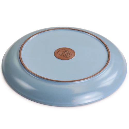 Gibson Elite Dumont 4 Piece Terracotta 10.8in Dinner Plate Set In Blue