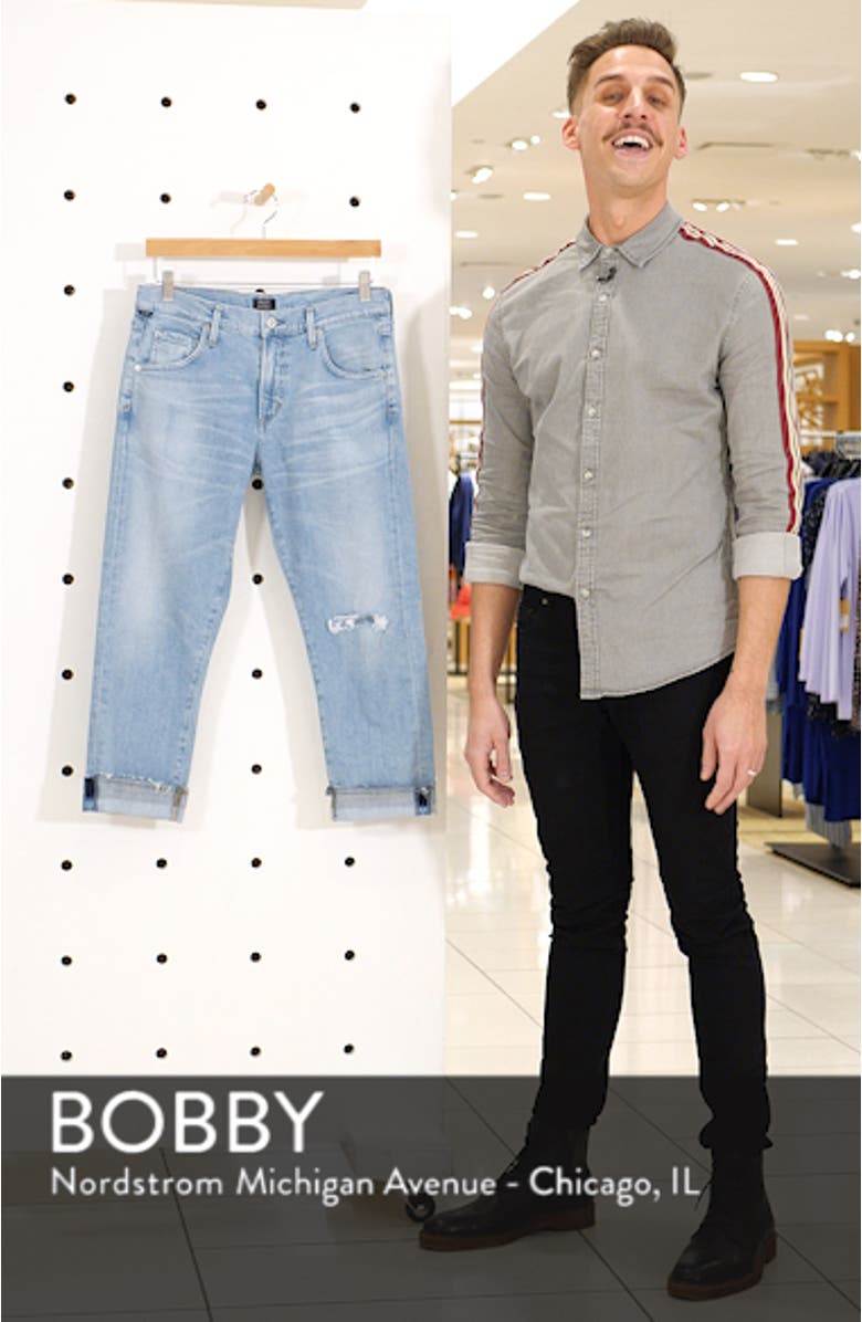 Emerson Crop Slim Boyfriend Jeans, sales video thumbnail