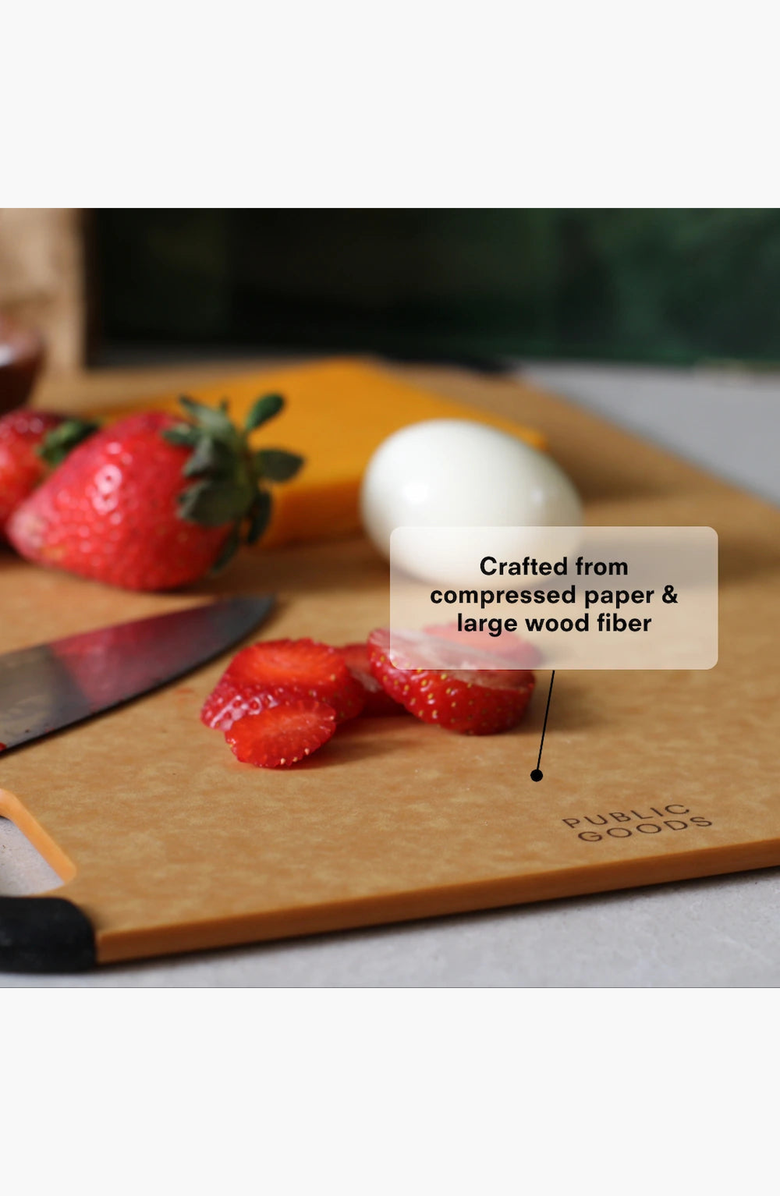 PUBLIC GOODS Cutting Board, Alternate, color, Tan