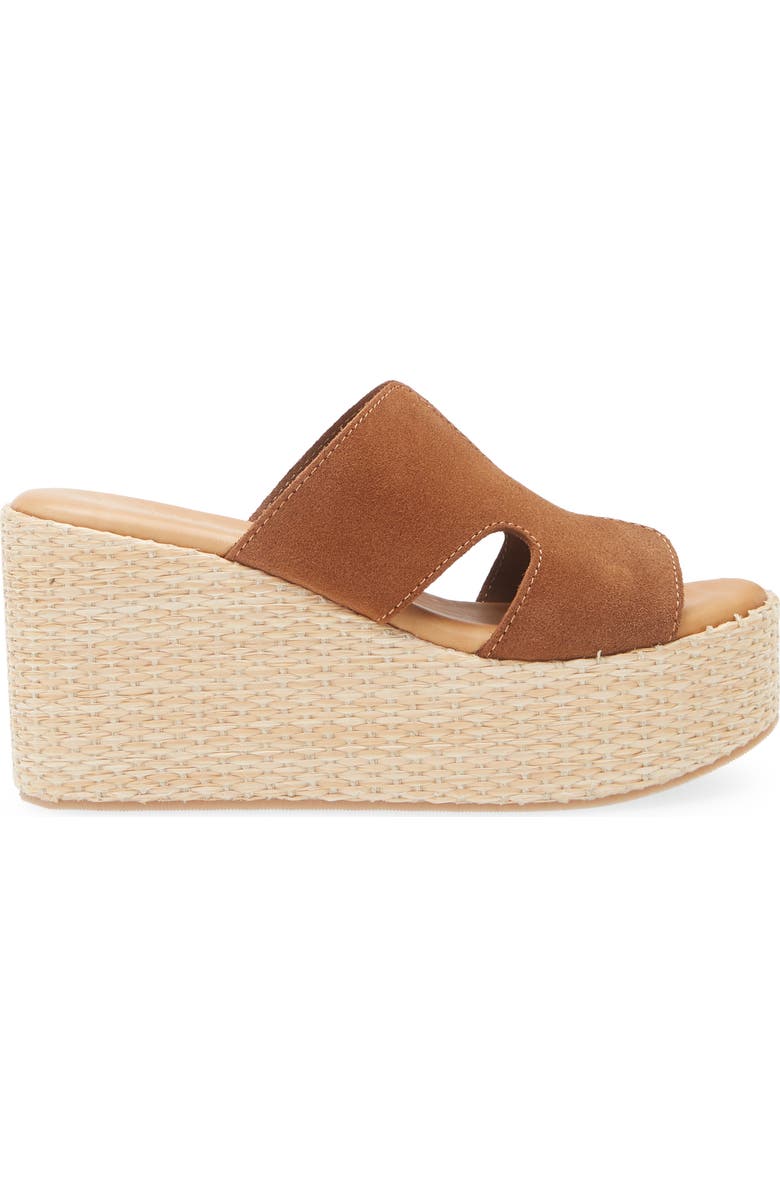Chocolat Blu Jamie Platform Wedge Sandal, Alternate, color, Cinnamon Suede