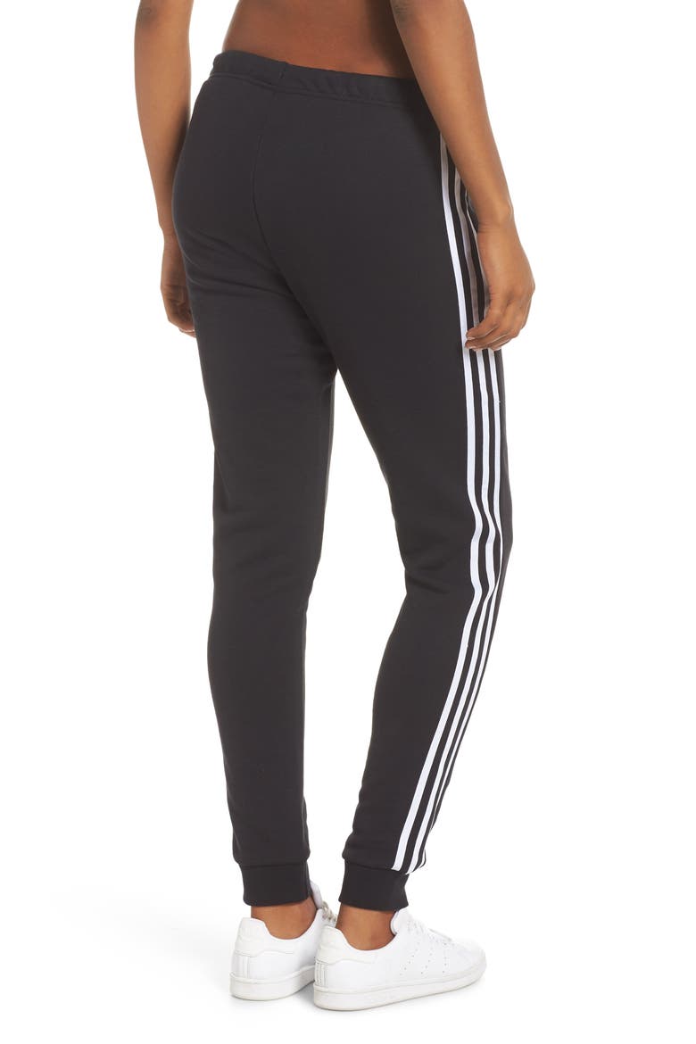 Cuffed Track Pants, Alternate, color, BLACK